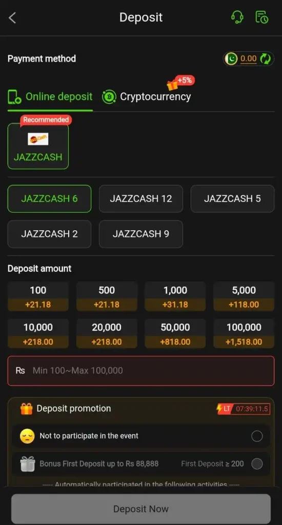 786bet Game Deposit
