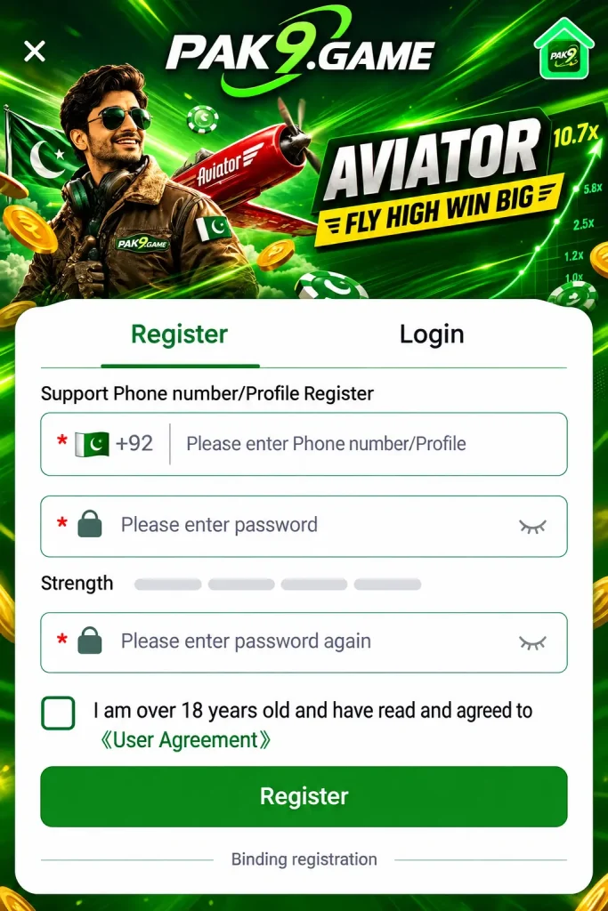 Pak9 Game Register