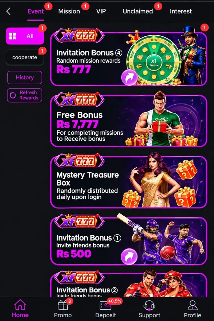 Xf777 Game Bonus